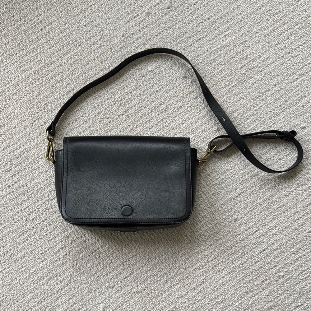 Madewell Black Leather Bag